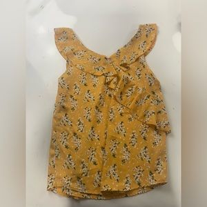 Hailey and Co yellow blouse size S